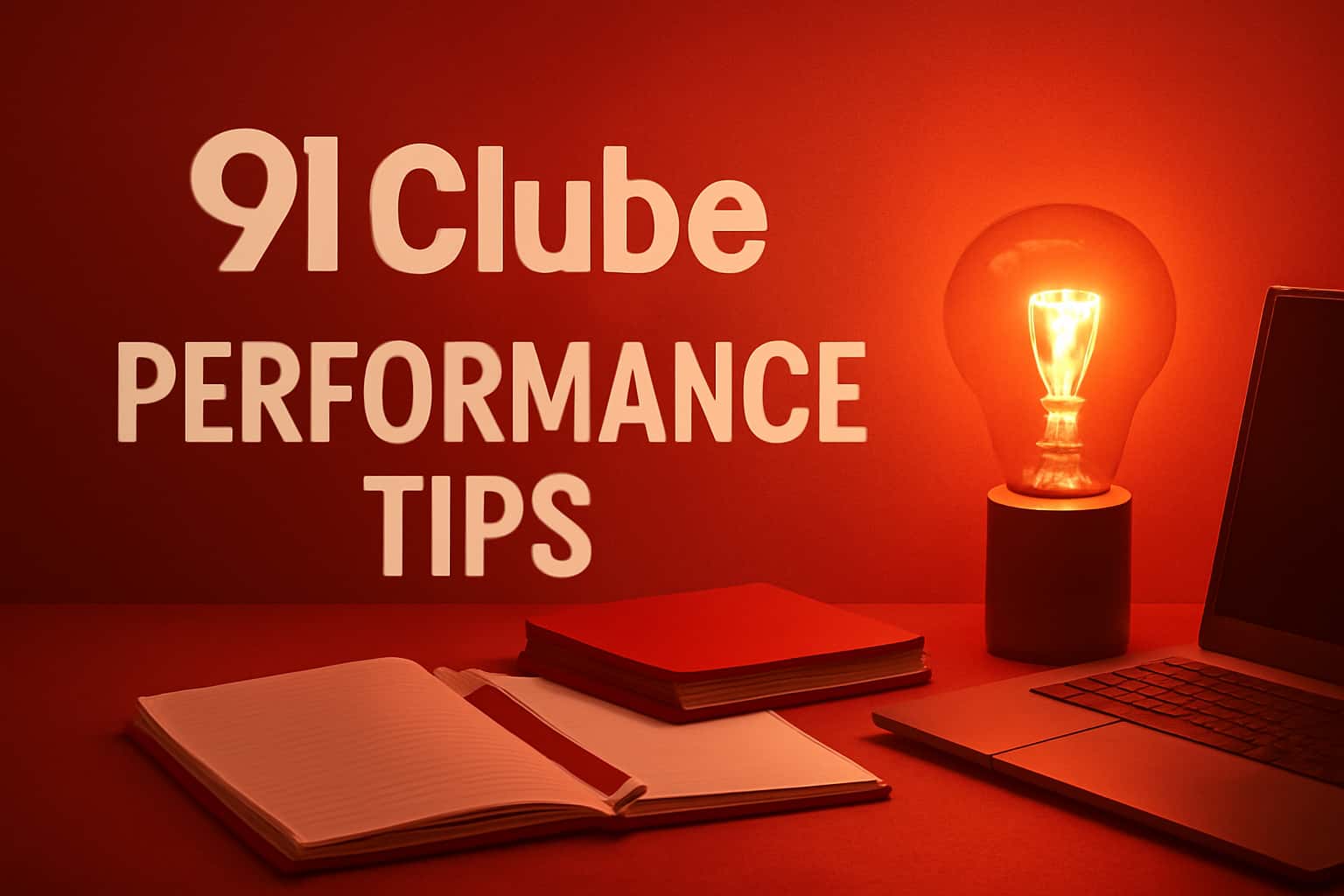 Image depicting informational tips regarding 91 Clube Performance with emphasis on functionality.