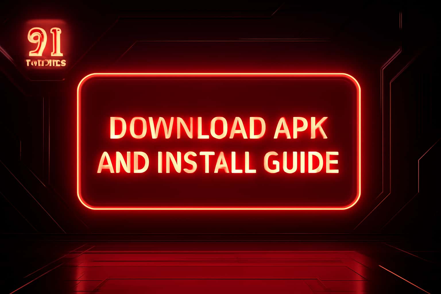 Futuristic app download background