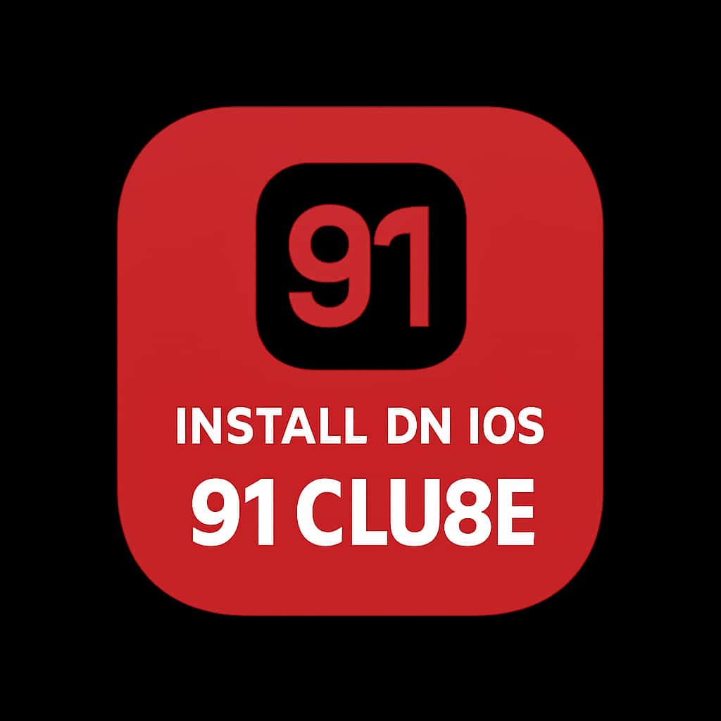 Icon representing the installation of 91 Clube on iOS devices.
