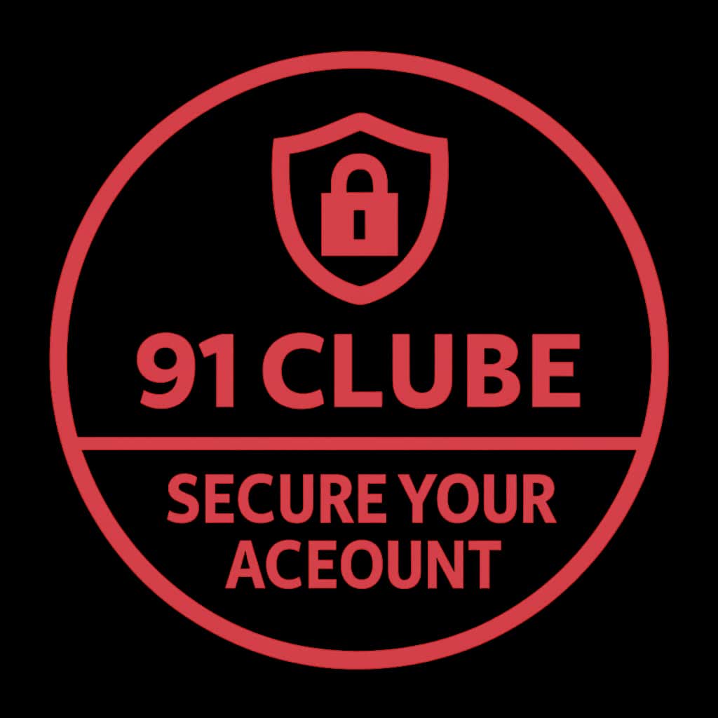 An icon symbolizing account security for 91 Clube.